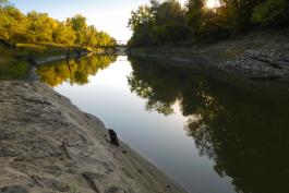 Cedar Creek, view downstream from Capitol View Access, Callaway County, Missouri