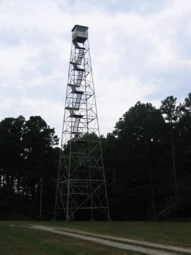 fire tower at Lenox Towersite