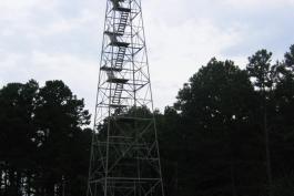 fire tower at Lenox Towersite